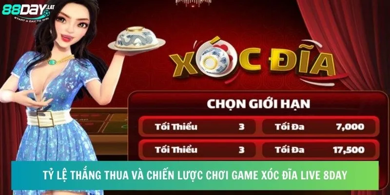 Tỷ lệ thắng thua và chiến lược chơi game xóc đĩa live 8day